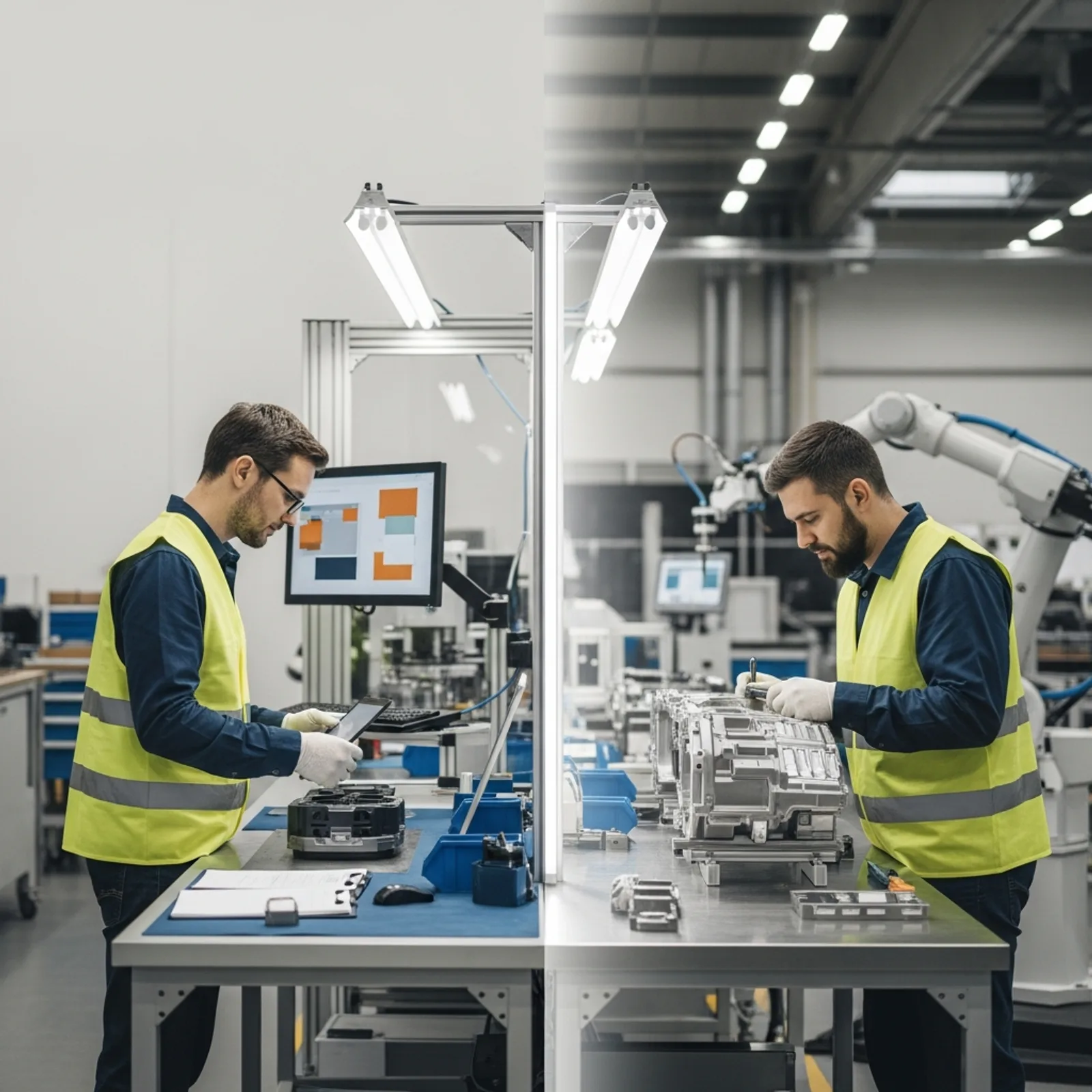 Quality inspection in manufacturing and automotive industries
